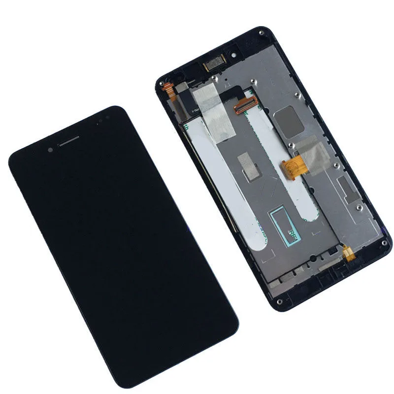 Черный ЖК дисплей Дисплей Стекло Сенсорный экран Digitizer Ассамблеи + рамка для ASUS
