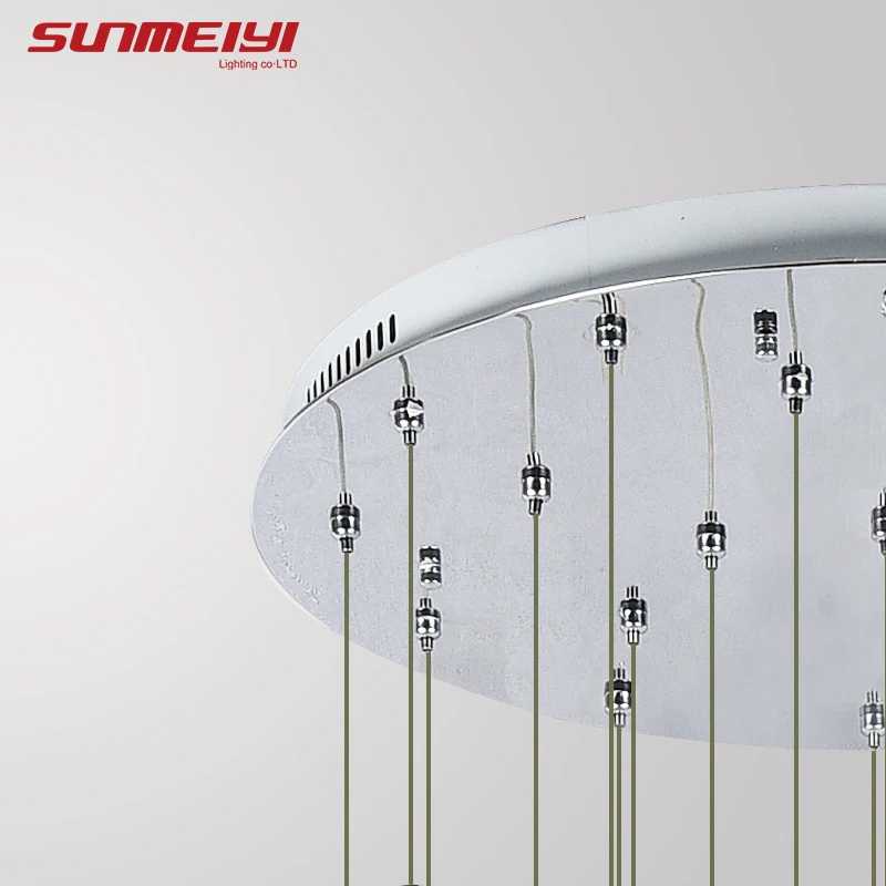 Современный алюминиевый спиральный светодиодный потолочный светильник с