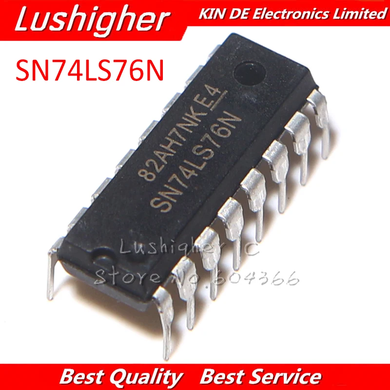5 шт. 74LS76 DIP16 SN74LS76N SN74LS76AN DIP новый оригинальный|Интегральные схемы| |