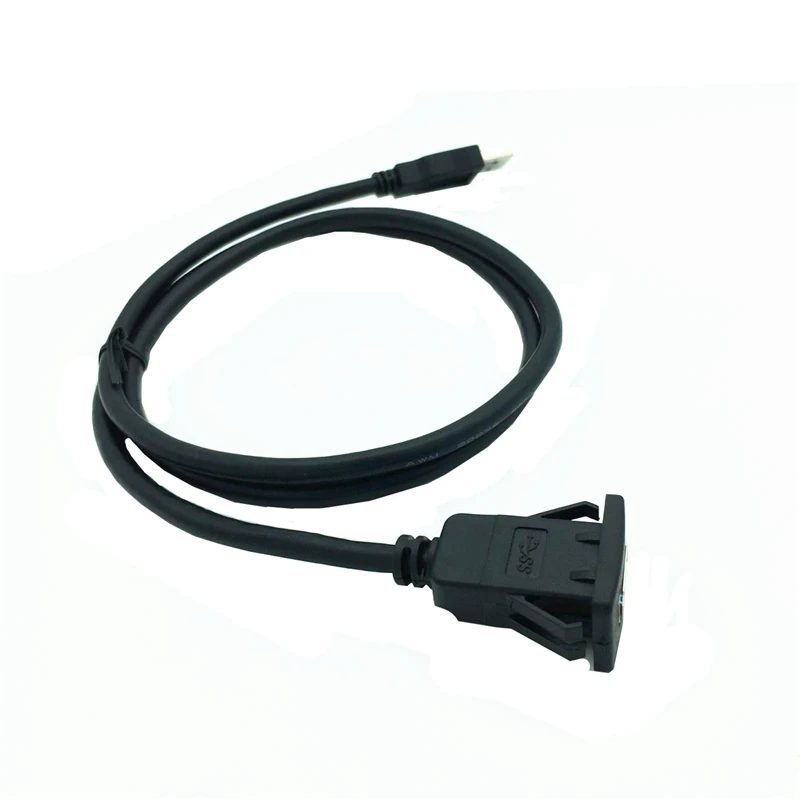 Квадратный Удлинительный кабель с пряжкой одним портом USB 3 0 2 0|Кабели передачи