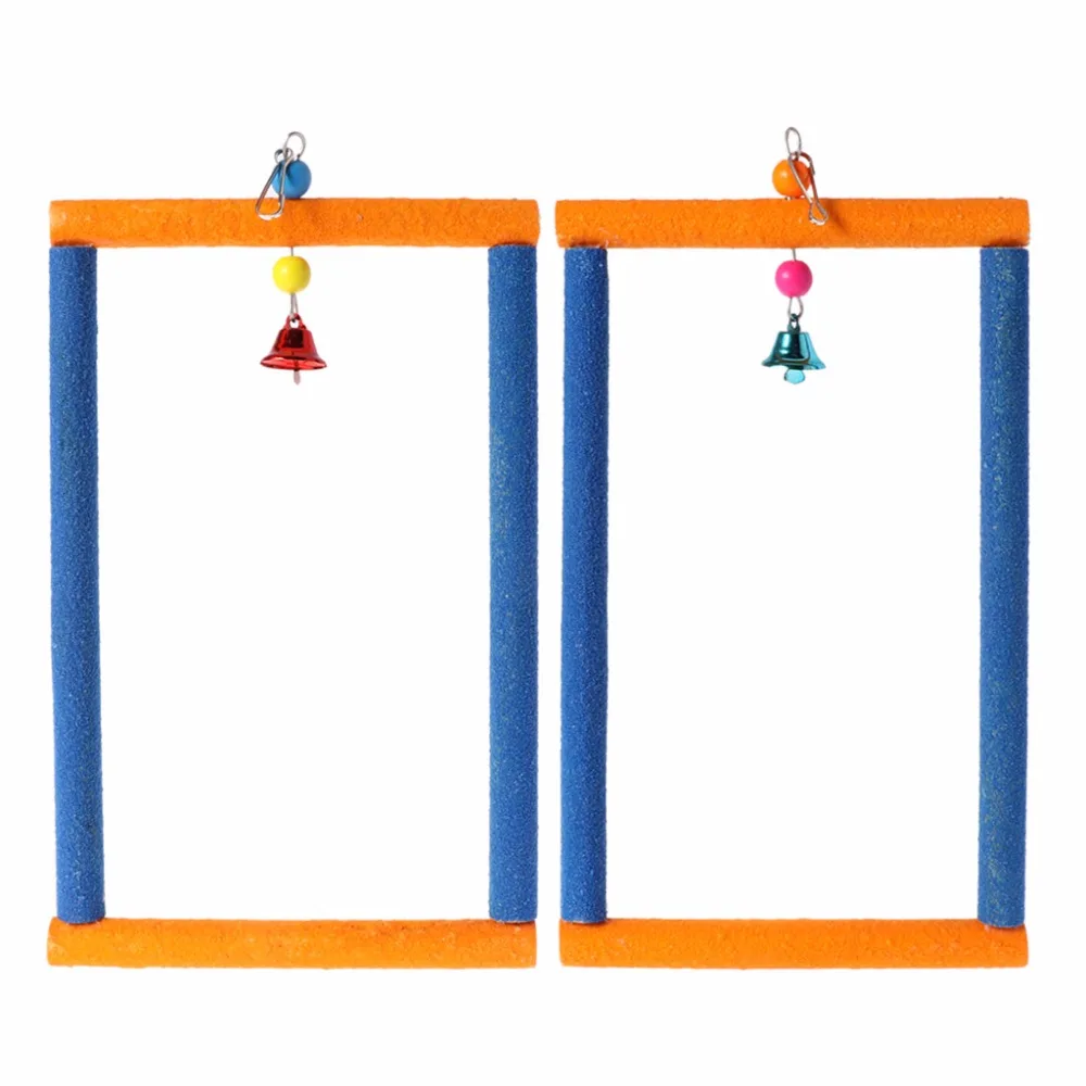 Фото Pet Bird Parrot Parakeet Perch Wood Hammock Swing Stand Cage Toy Дом и сад Pet Bird Parrot Parakeet Perch Wood Hammock Swing Stand Cage Toy Дом и сад