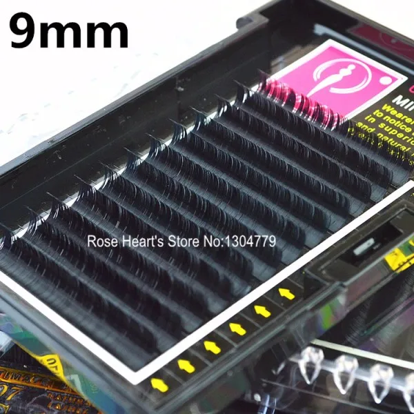 Мягкие высококачественные черные отдельные накладные ресницы из норки 7