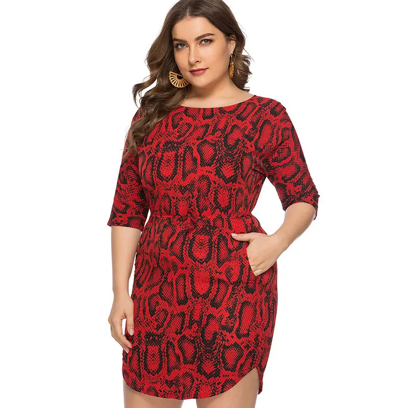 МК 2019 Лето Новое поступление WomensPlus Размеры миди neon платье 4XL 5XL 6XL Модные женские