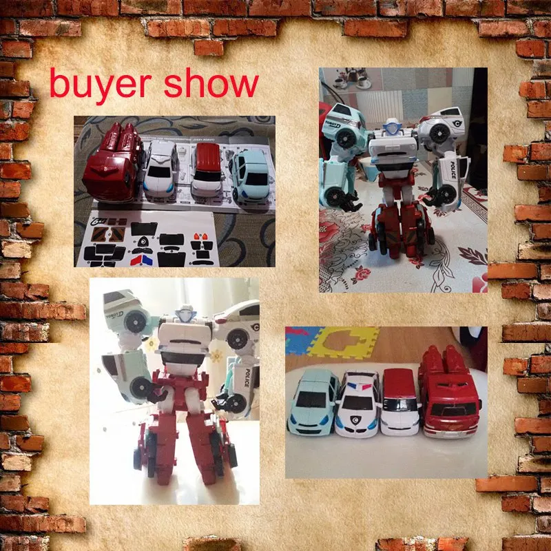 Tobot 4 в 1 робот-трансформер игрушки Аниме Tobot 4 машинки сливаются деформация большой белый робот в качестве подарка на день детей