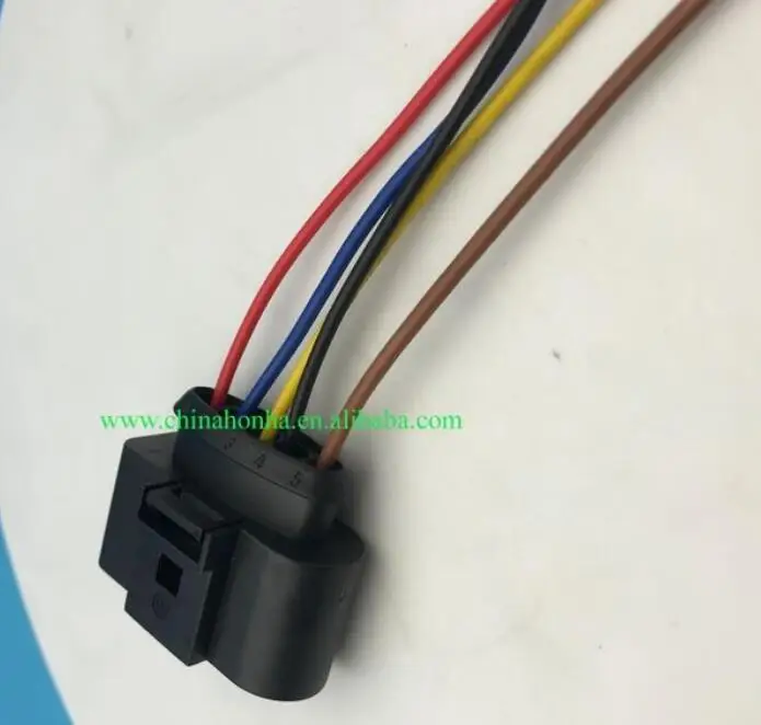 Бесплатная доставка 5pin 2 8 катушка зажигания водонепроницаемый разъем 4D0 973 725 жгут