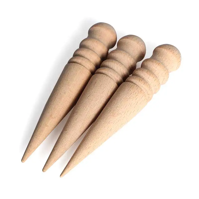 2 шт. инструменты для работы с кожей из натурального твердого дерева|set diy|set toolsset