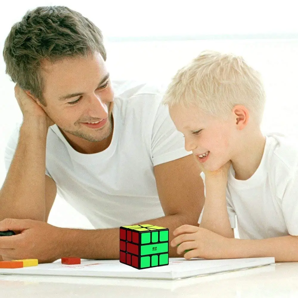 

D-FantiX Qiyi Qifa Square-1 Cube SQ1 Magic Black Speed Square-one Cube Shaped Puzzle Smooth Turning Square1 SQ 1 Cube For Kids