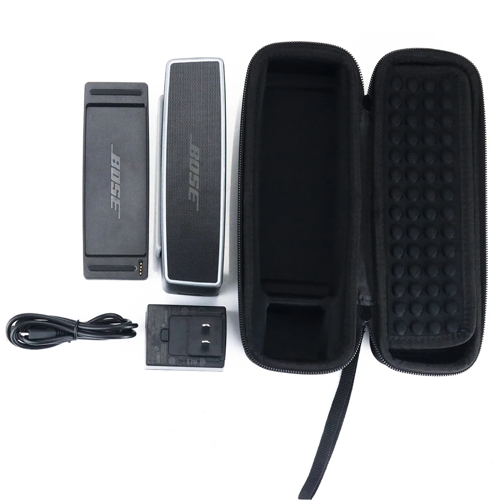 Новейшая дорожная Жесткая Сумка корпуса Динамиков для Bose Soundlink Mini 1/2 Беспроводная bluetooth-колонка с сетчатым карманом для аксессуаров