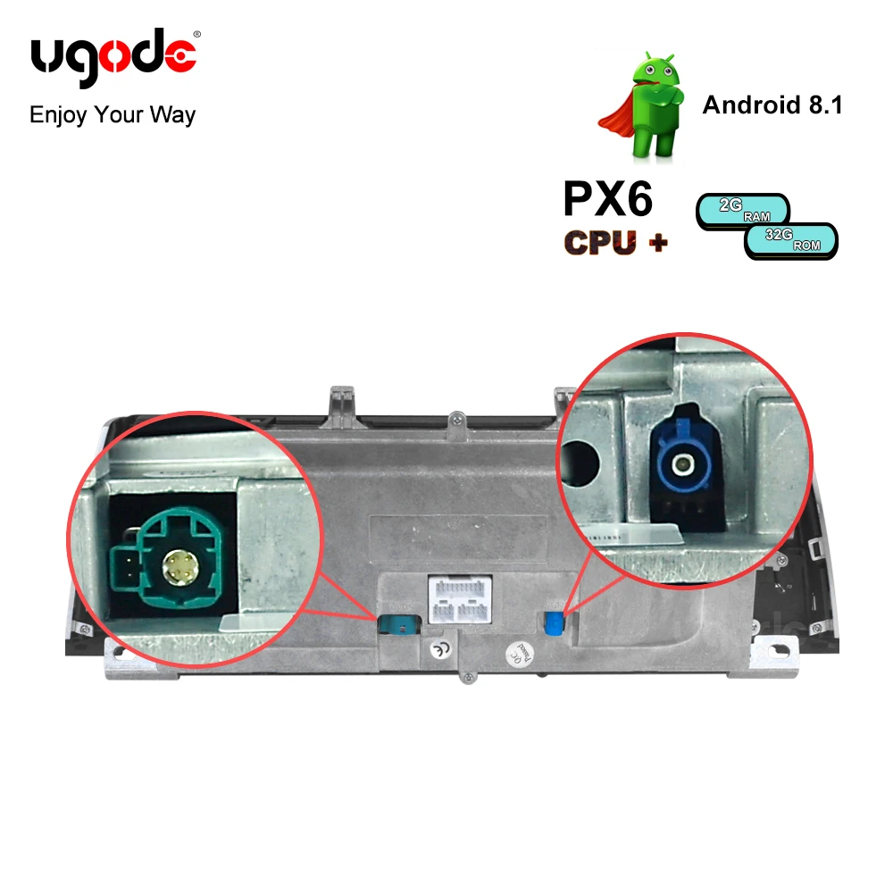 Ugode PX6 10 25 &quotIPS экран Автомобильный GPS Navi для BMW F07 5 Серия GT Android 9 0 система аудио