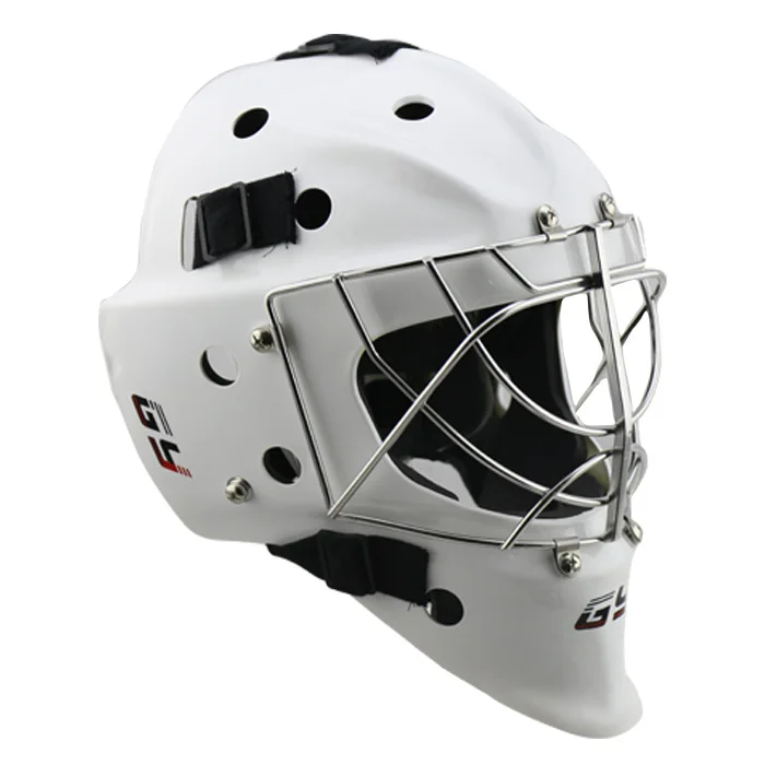Кошачий Глаз Вратарь Маска Шлем Хоккей Street Хоккейный с Клеткой Белый Размер L |