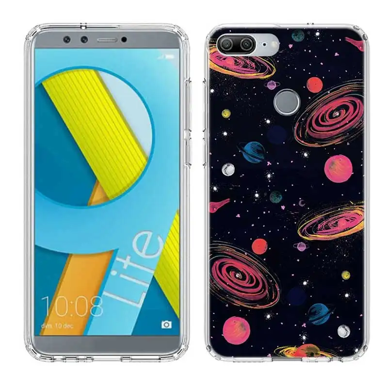 Extraterrestrial Planets Soft TPU Print Hull Case For Huawei Honor 8X MAX 8 9 10 lite 7 7X 6X V9 Play V20 Frosted Fundas Cover |