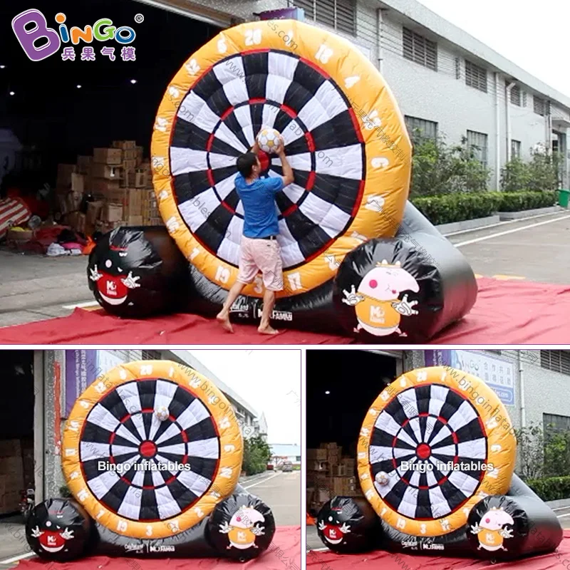 ПВХ брезент 10 футов высотой надувная футбольная доска дротика доска/надувная