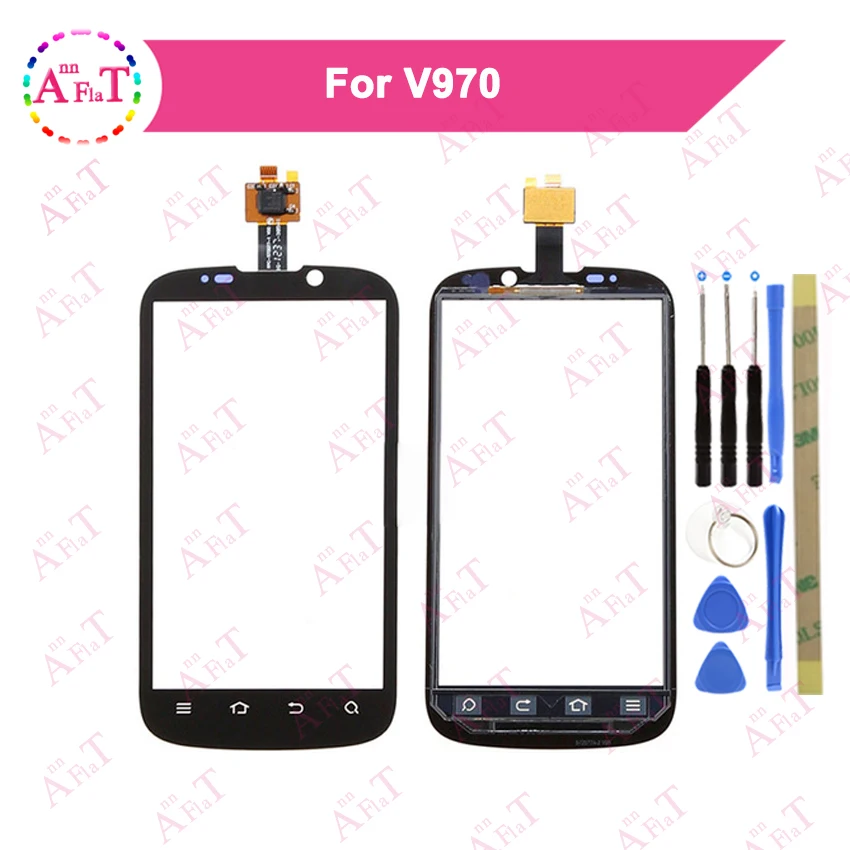 Сенсорный экран для ZTE Grand X V970 4 3 дюйма сенсорный дигитайзер внешнее стекло панель