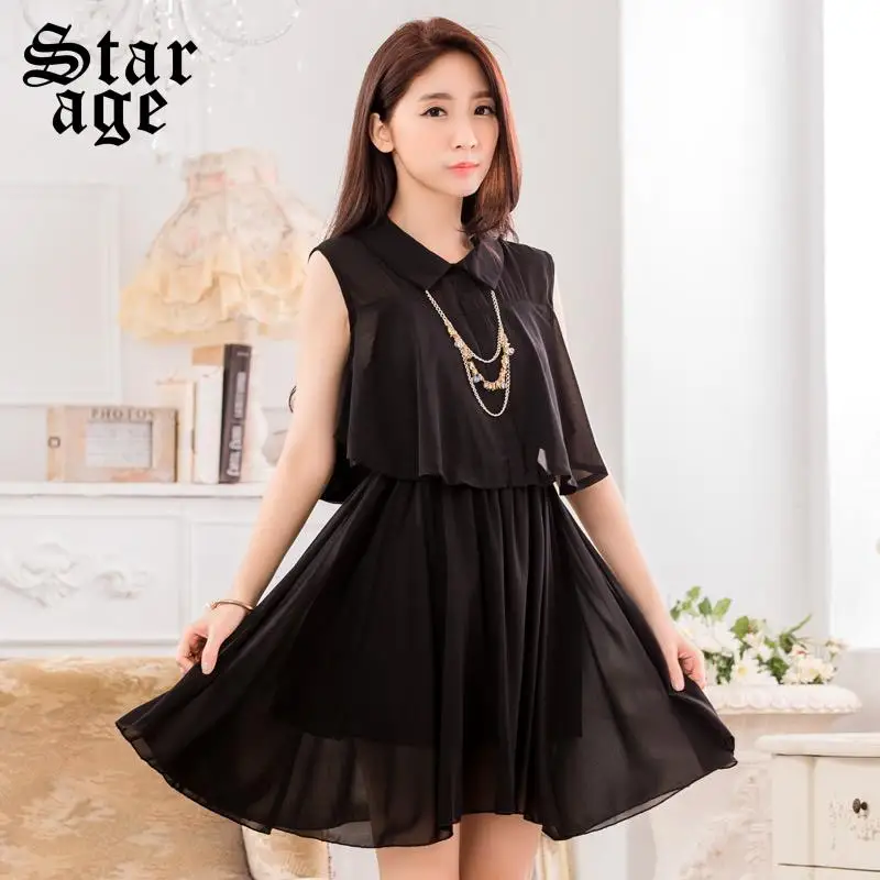 Женское однотонное шифоновое платье повседневное Плиссированное Платье из