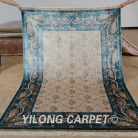 yilong 5x7 5 oriental silk carpet vantage hand knotted traditional oriental rug 1123