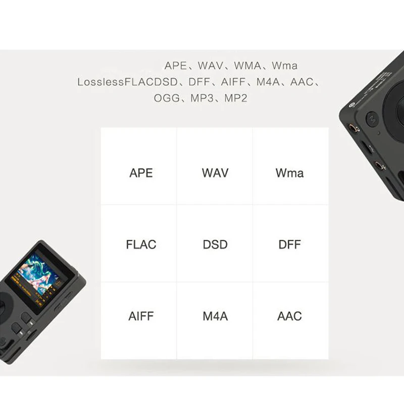 Aigo EROS Q высококачественный DSD64 bluetooth 4,0 аудио без потерь Hifi портативный MP3 музыкальный плеер USB поддержка OTG+ 16G TF карта