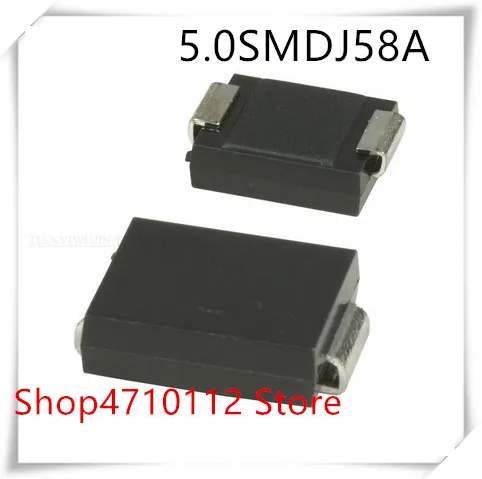 Новинка 10 шт./лот 5.0SMDJ58A разметка 5PGG TVS 5000 Вт 1mA 58 0 V DO-214AB | Электроника
