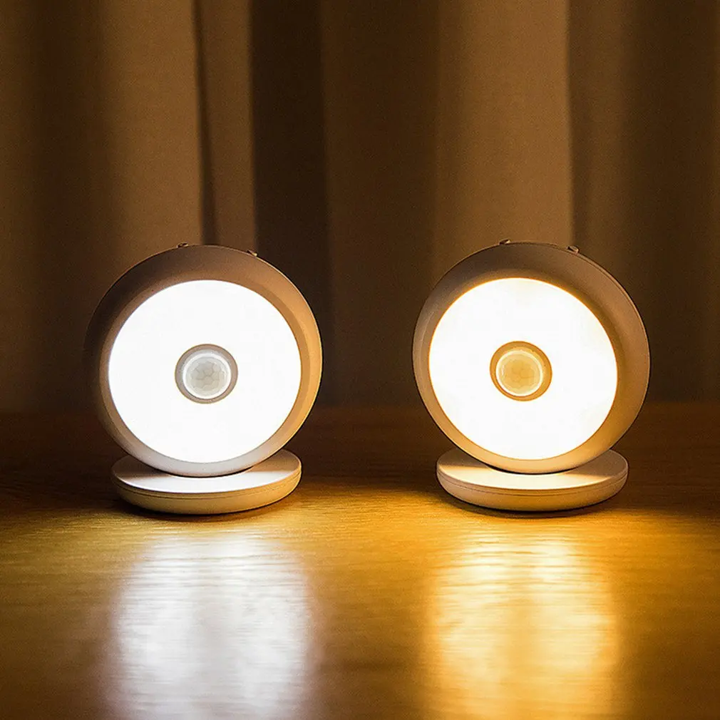 Creative Human Body Induction Night Light Led Control Infrared Corridor Wardrobe Practical | Лампы и освещение