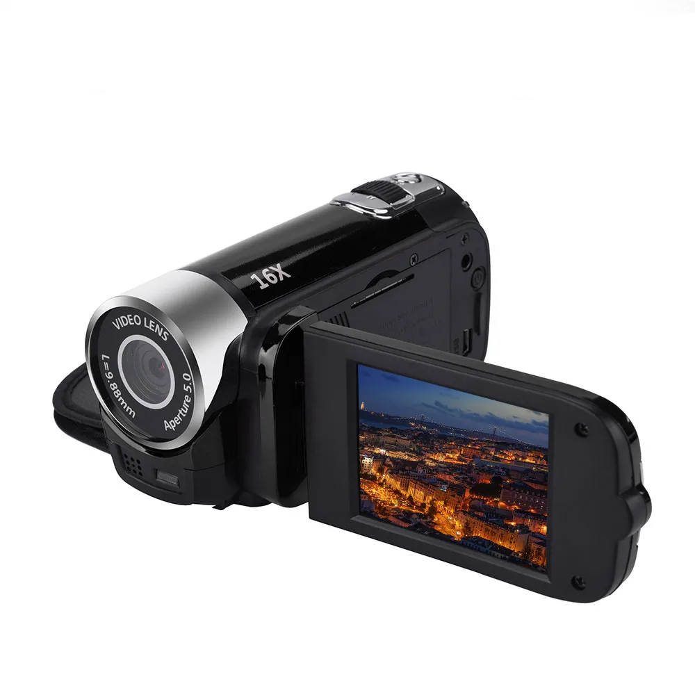 2 7 дюймов TFT LCD HD 1080P 16MP 16X Цифровая видеокамера DV камера литиевая батарея USB2.0 порт