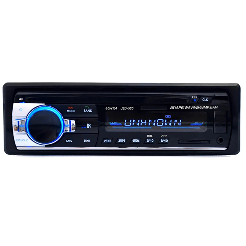 Автомобильное радио Bluetooth 1 Din Авторадио 12V In dash FM Aux вход USB WMA