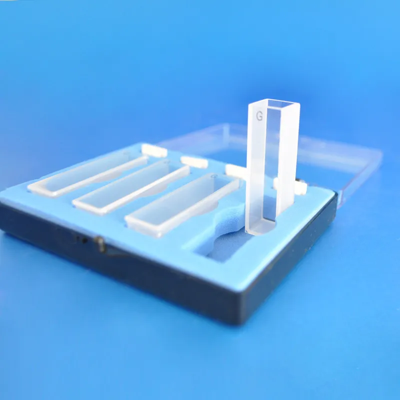 Кварцевый флуоресцентный Cuvette 10 мм/четырехъядерный светильник с коэффициентом