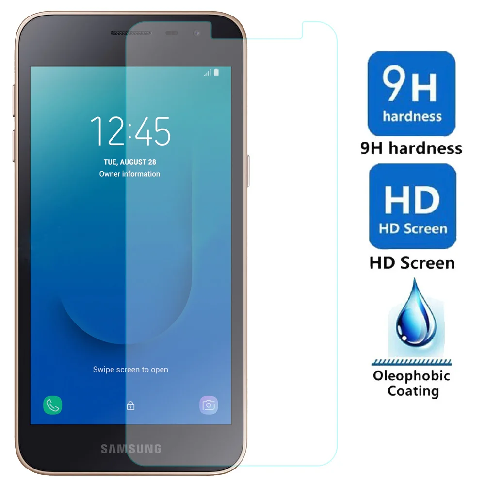 Закаленное стекло для защиты экрана 2 шт./лот Samsung Galaxy J2Core взрывозащищенные пленки