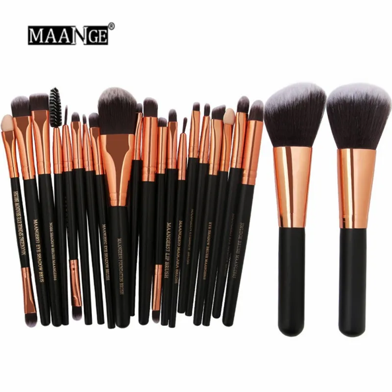 MAANGE 20/22 шт. кисти для макияжа наборы косметика тональный крем румяна глаза Кисть