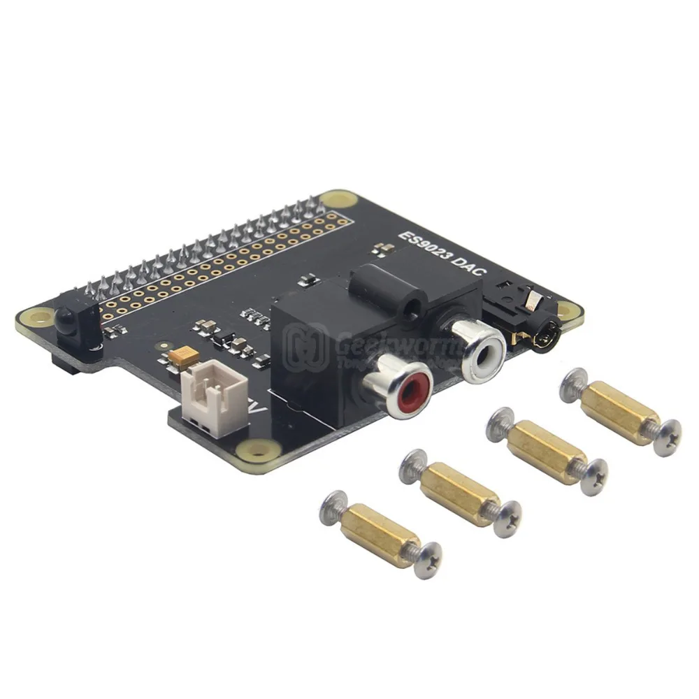 X900 Raspberry Pi HIFI ЦАП + аудио ESS ES9023 Плата расширения для 3 Модель B +/3B/2B/B +/Raspberry pi zero W |