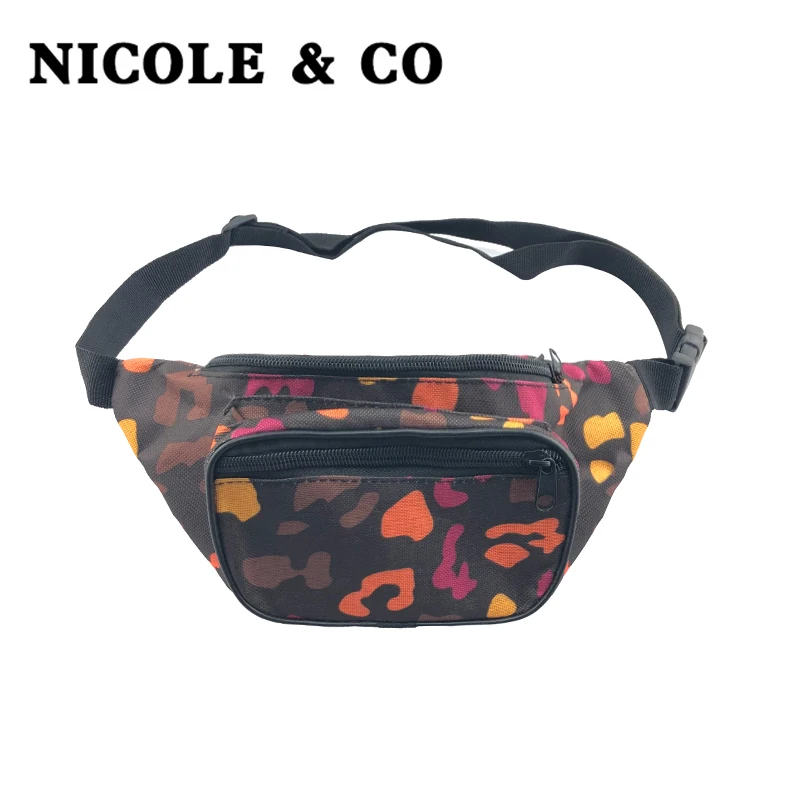 Поясная Сумка NICOLE & CO для мужчин и женщин забавная Сумочка телефона маленькая