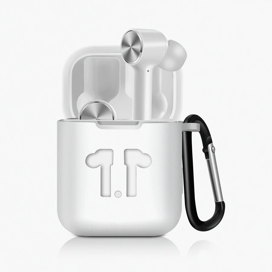 Портативный Силиконовый чехол для наушников с карабином Xiaomi Airdots Pro Bluetooth