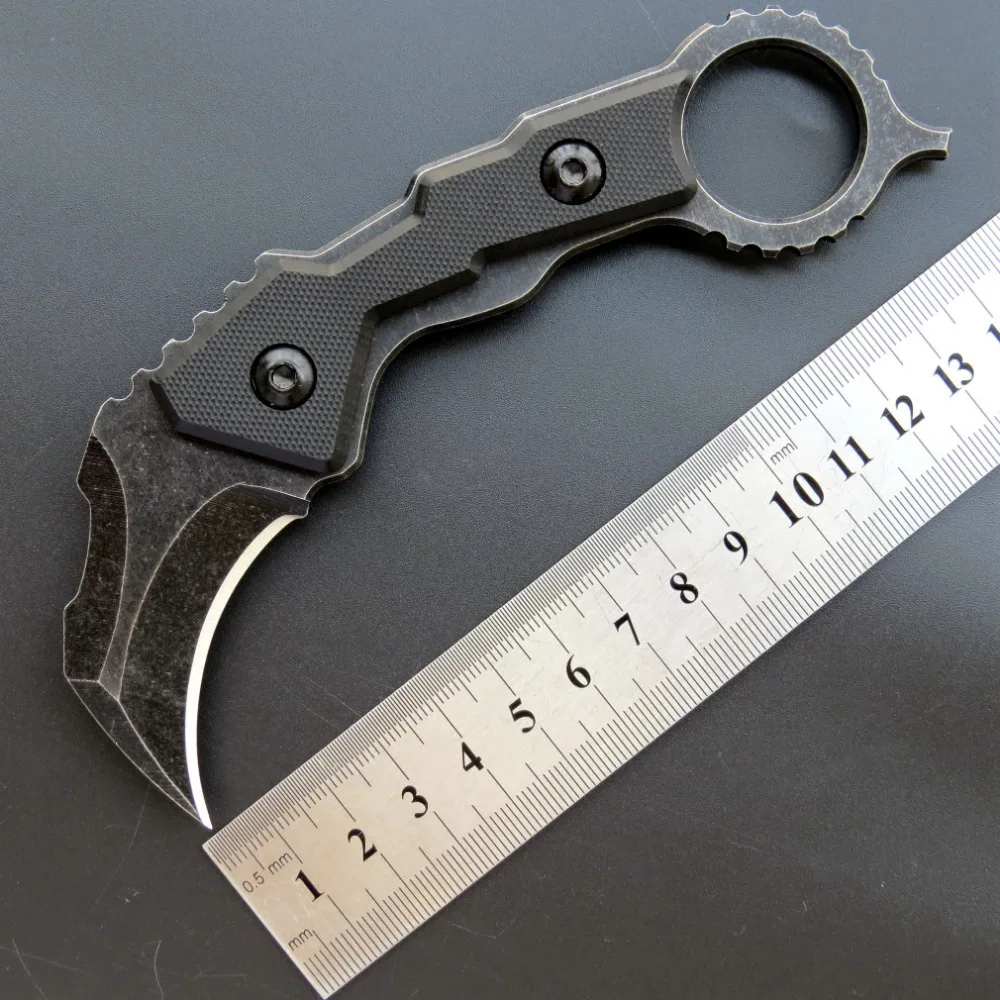 Eafengrow C1695 Karambit охотничий нож для выживания Инструменты Фиксированное Лезвие Нож CS GO счетчик удар тактический боевой походный ручные инструменты