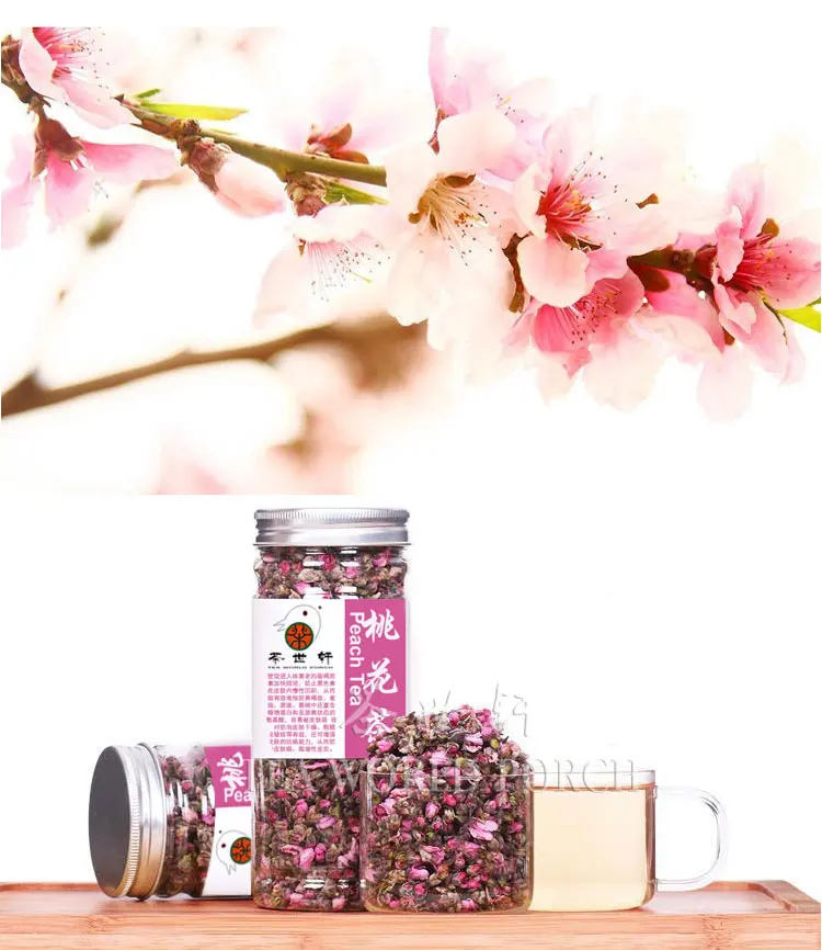 40 г сушеные персики Blossom Цветок красота травяной Китай здоровья анти старения веснушки похудеть уход за кожей маска сырья сухой чай