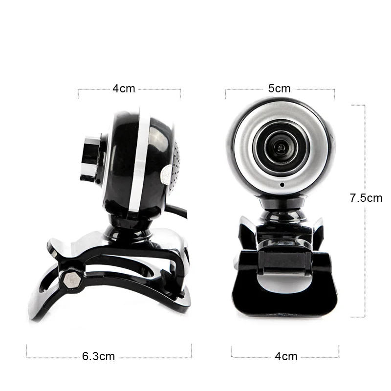 Модная HD веб камера 12M пикселей USB2.0 компьютерная A848 Встроенный микрофон для ПК