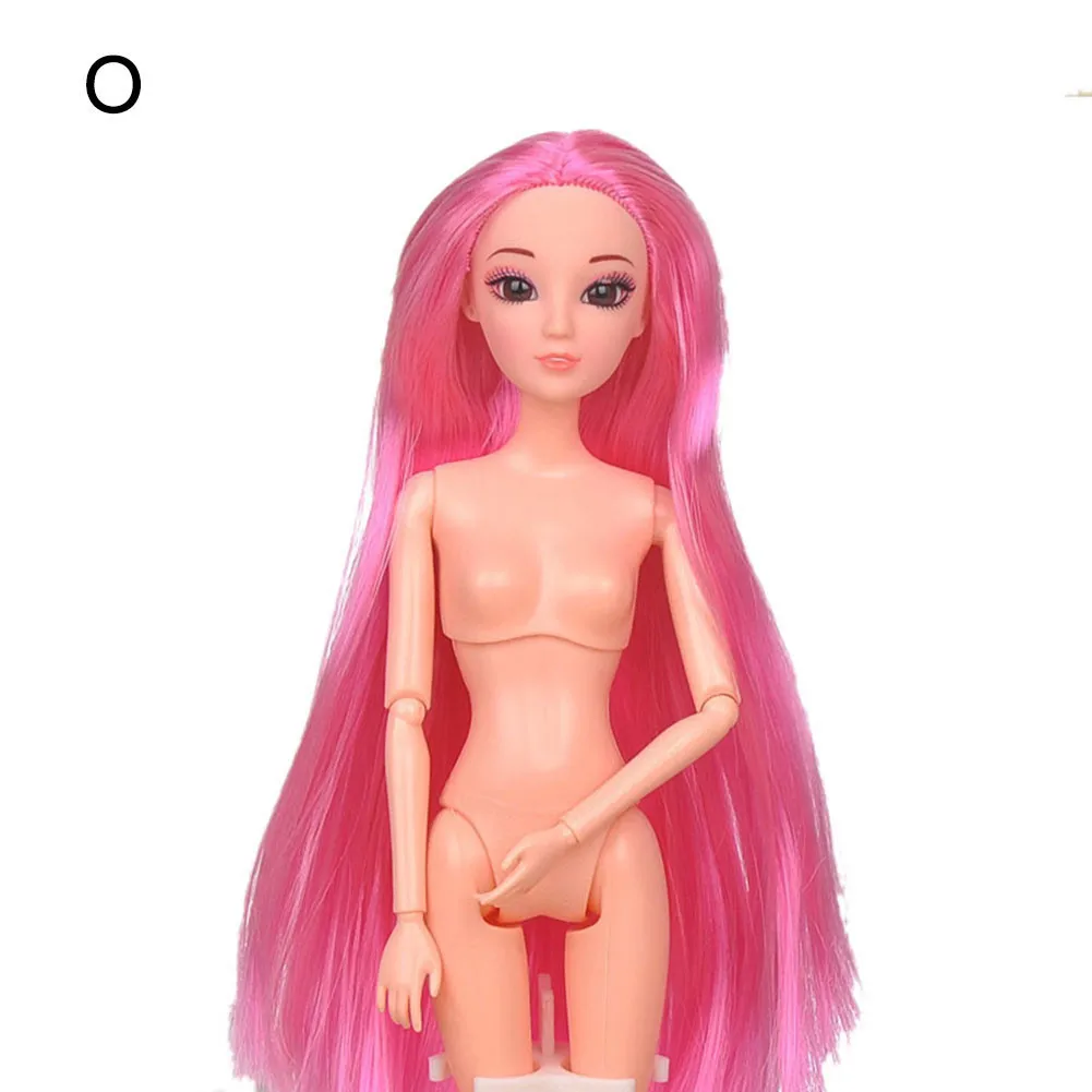 1/6 BJD шарнир Кукла Обнаженная тело 12 подвижные шарнирные DIY куклы 3D голова Акриловые Глаза игрушки для девочек игрушки