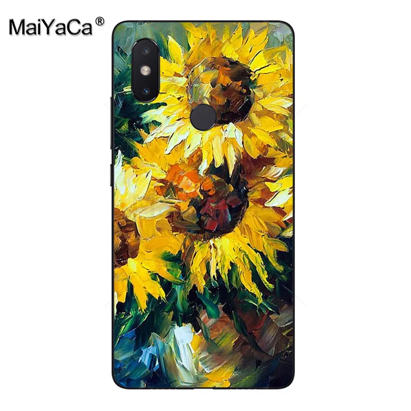 Красивый чехол MaiYaCa с подсолнухом Ван Гога для xiaomi mi 8 se 6 note2 note3 mix2 redmi 5 plus note4