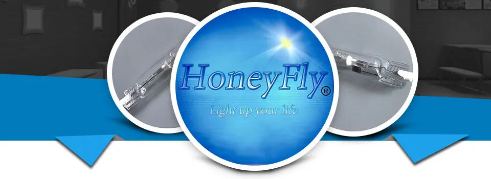 HoneyFly Металлогалогенная лампа 220 в 70 Вт 150 Вт белый/теплый белый R7S двухсторонняя металлическая галогенная лампа накаливания прожекторы кварцевая трубка
