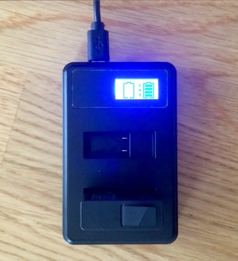 Go Pro Интимные аксессуары USB Батарея Зарядное устройство с ЖК-дисплей Экран Дисплей для GoPro Hero 5 AHDBT-501 Батарея Интеллектуальная защита зарядки