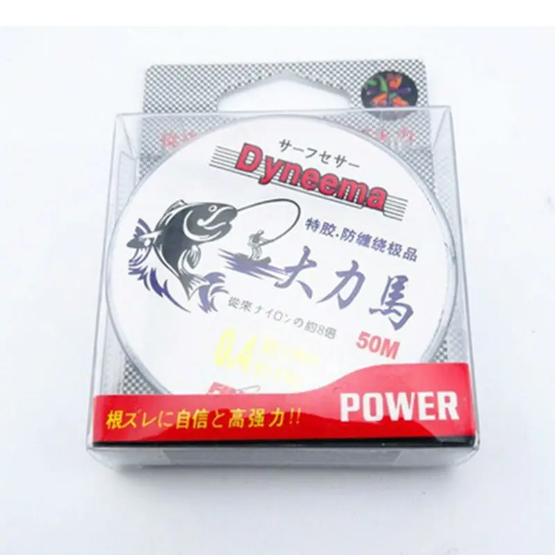Высококачественное волокно 50 метров 4 ПЭ плетение предотвращение укусов