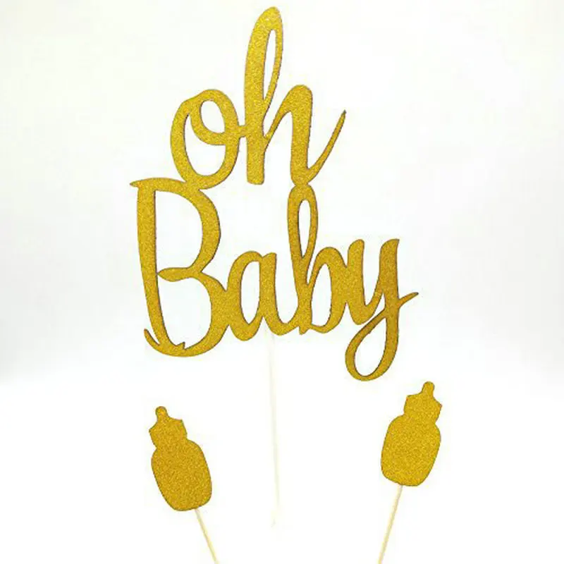 24 шт./лот 11*9 см Oh baby design украшения для торта на день рождения | Дом и сад