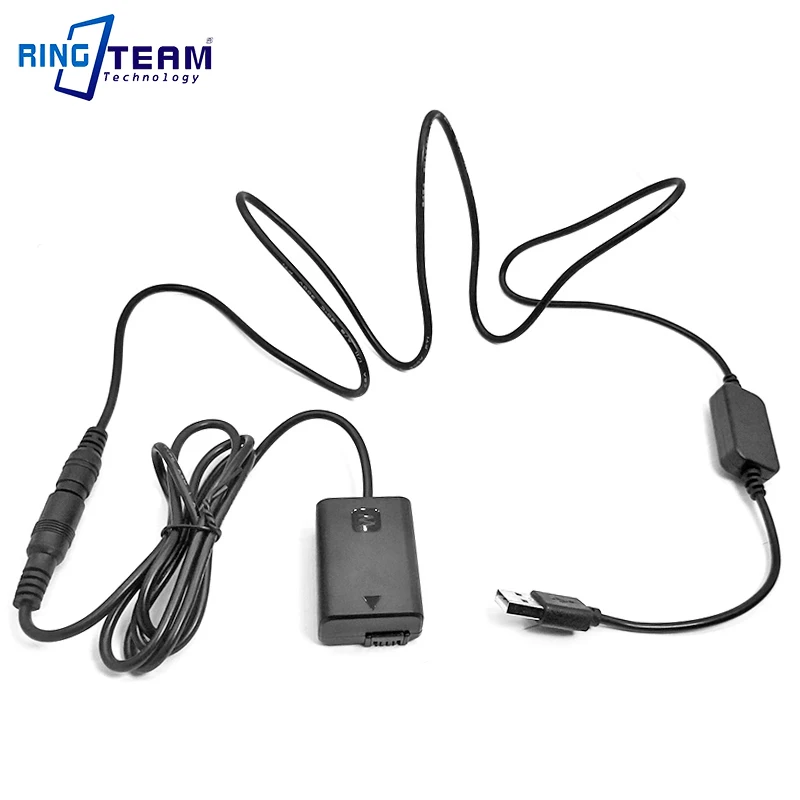 Кабель адаптер для камеры USB накопитель 5 в постоянного тока PW20 FW50 Canon LPE6 LPE17 DR 400 с