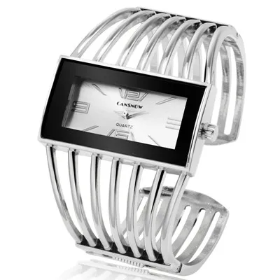 Silver White Reloj mujer новые роскошные женские часы браслет Женские кварцевые наручные часы розовое золото женские часы zegarek damski - Цвет: Silver White