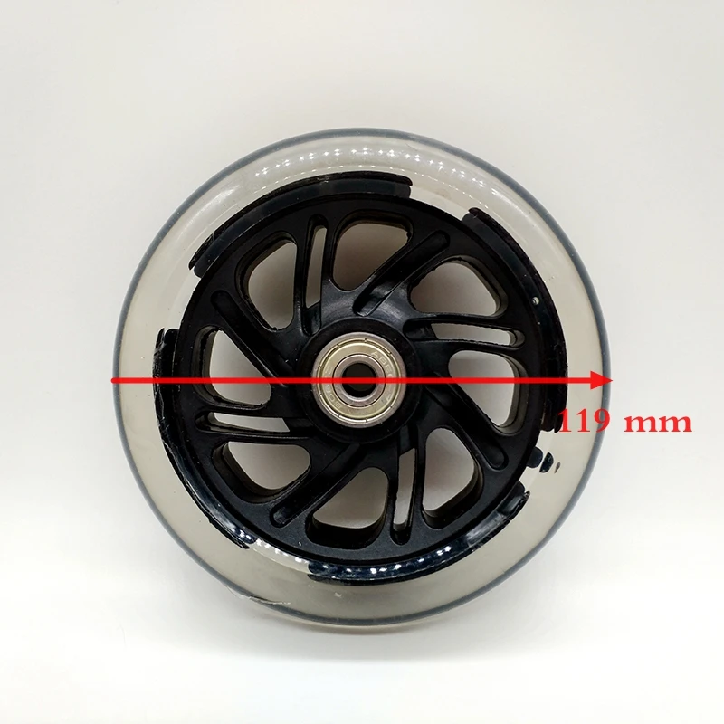 Подсветка для колес скутера 118*28 мм PU колесо мигающее колесо ABEC-7
