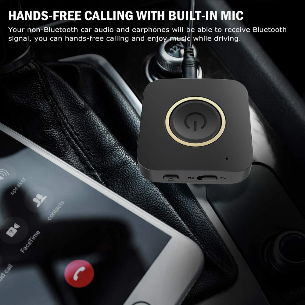 Двойное соединение Bluetooth 5 0 A2DP Aptx HD с низкой задержкой стерео гарнитура Aux 3 мм