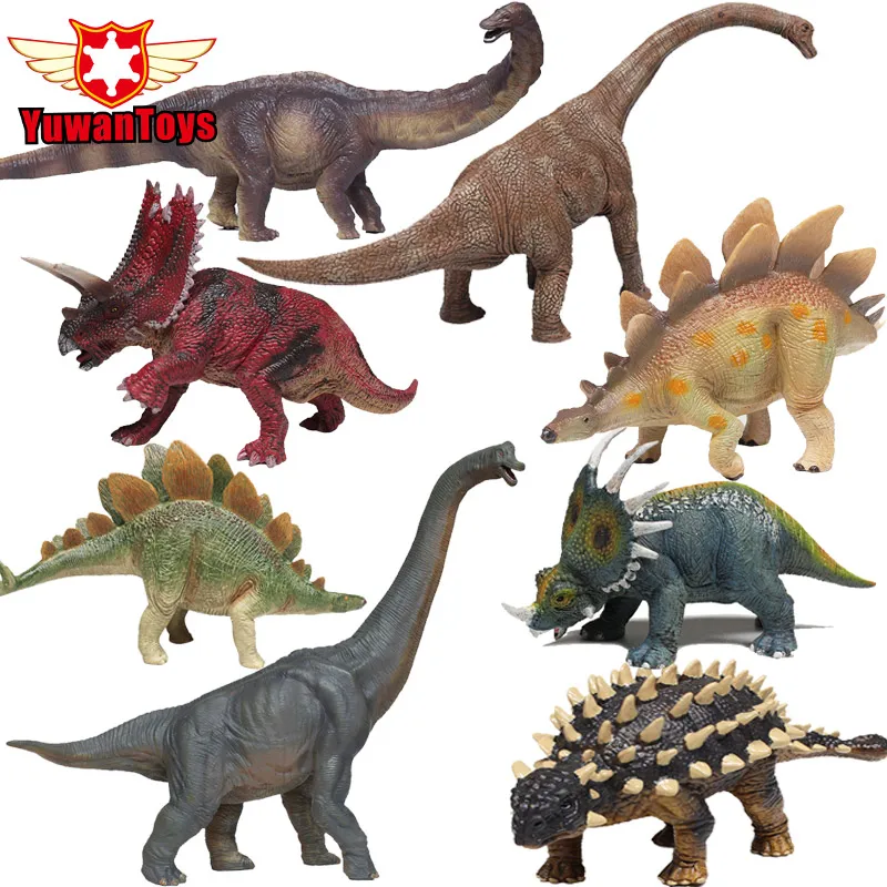 Фигурки Динозавры юрского периода игрушки серия Herbivorous трицератопс Брахиозавр