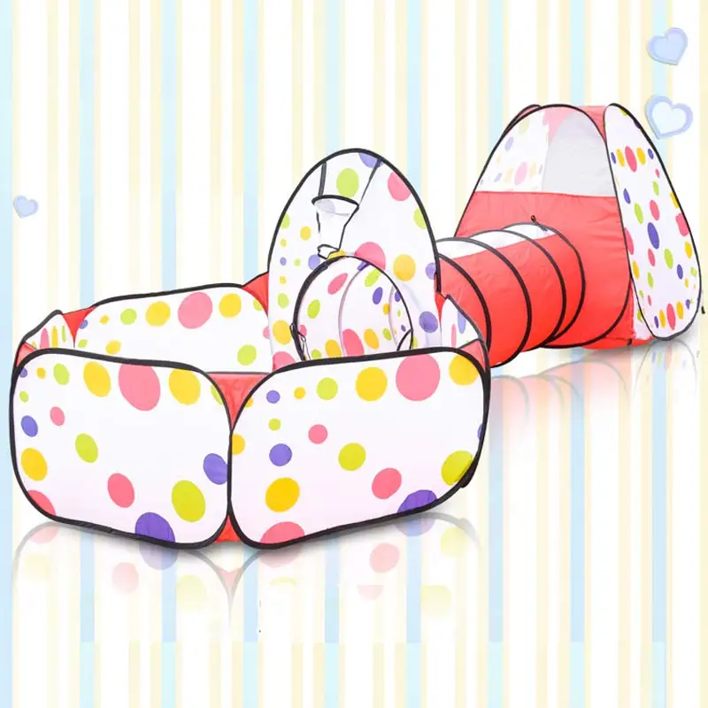 Детский манеж палатка туннель детский игровой домик бассейн-тюбик вигвам 3 шт.