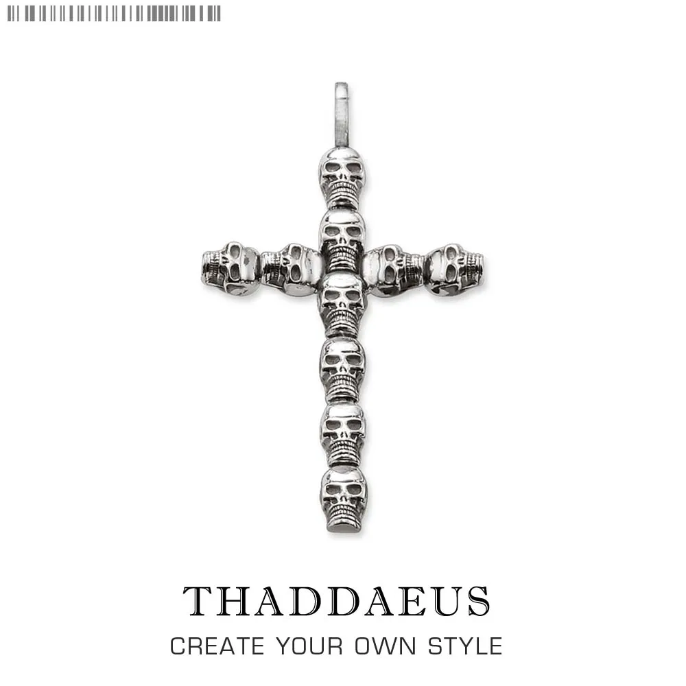 Кулон в виде Черепов Крест 2019 брендовые новые модные религиозные украшения