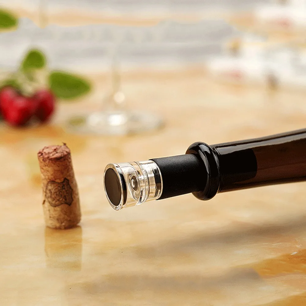 Air Vacuum Pump Saver &amp Wine Bottle Sealer Stopper Combination Safe Preserver For Air-Tight Storage | Дом и сад