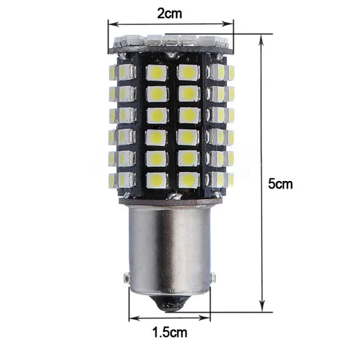 TOYL 2 X автомобильные 1156 382 BA15S P21W 80 SMD светодиодсветодиодный Ксеноновые белые лампы
