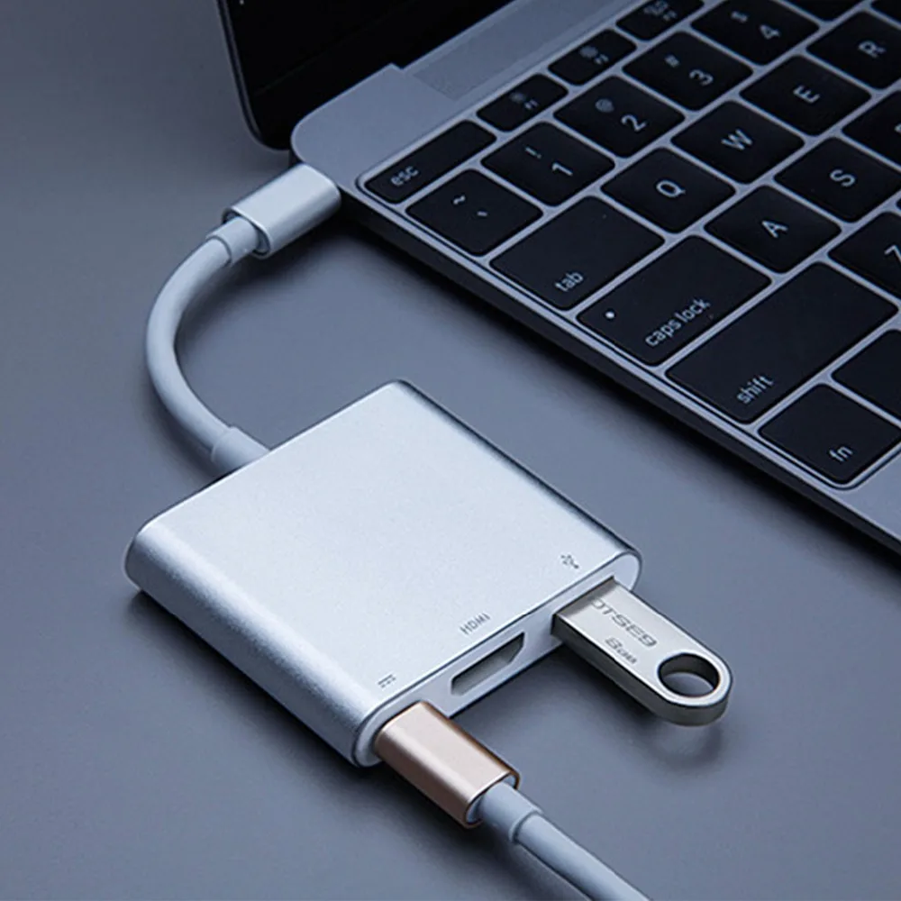 Адаптер USB C в 3 0 Type конвертер 1 для MacBook Pro Samsung S8 S9 Pixel Huawei Mate10|Адаптеры Type-C| |