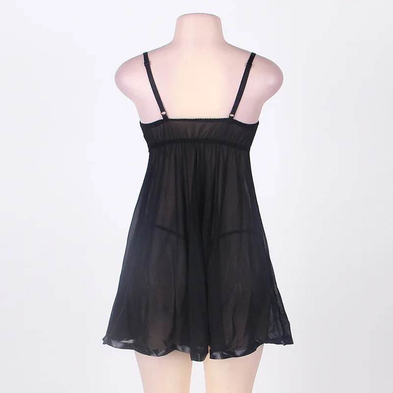 Лидер продаж большие Размеры секс белье V шеи пижамы BabyDoll Порно нижнее